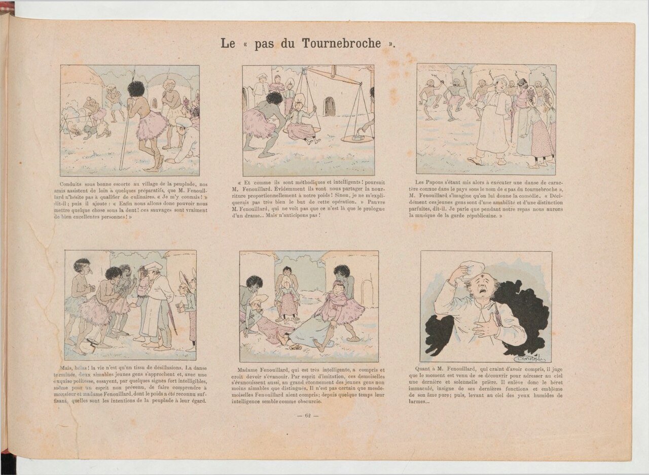 Gia đình Fenouillard, Ở xứ người Papua, trang 3