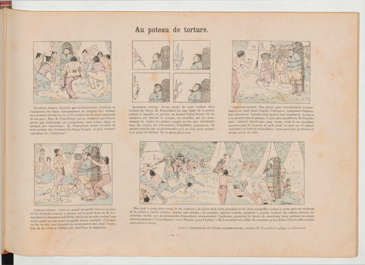 Gia đình Fenouillard, Ở xứ người Sioux, trang 5