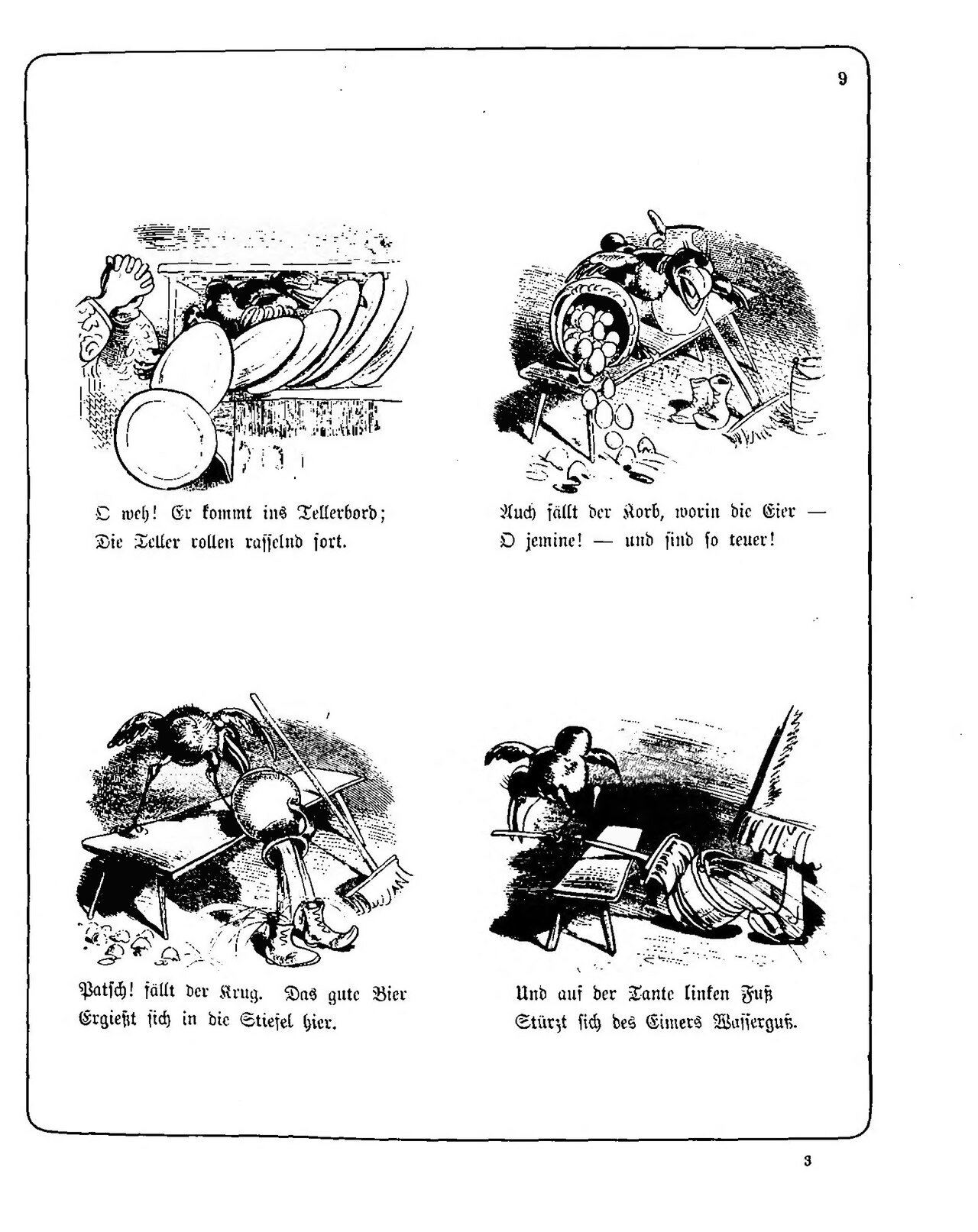 Hans Huckebein, con quạ xui xẻo, Hans Huckebein, con quạ xui xẻo, trang 8