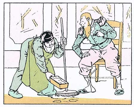Những trò tếu của sapeur Camember, Camember nổi giận, trang 2