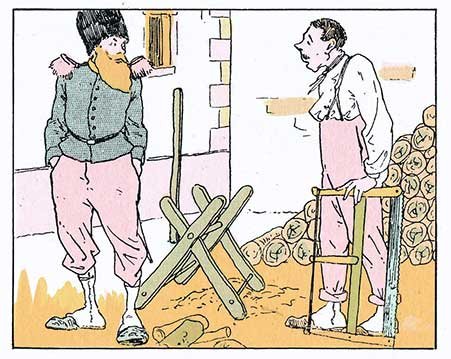 Những trò tếu của sapeur Camember, Cancrelat ngẩn người vì lý lẽ của sapeur, trang 5