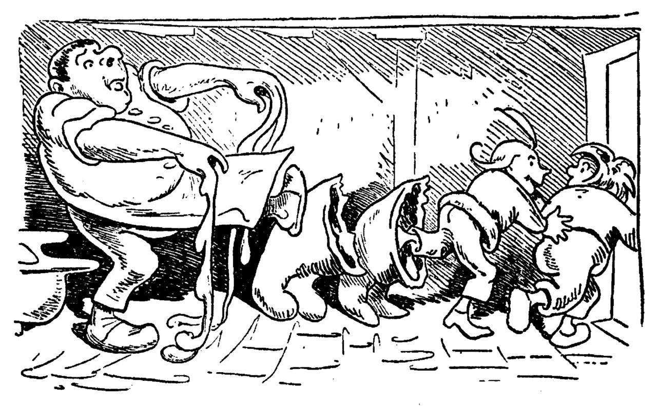 Max và Moritz, Trò nghịch thứ sáu: lò bánh, trang 16