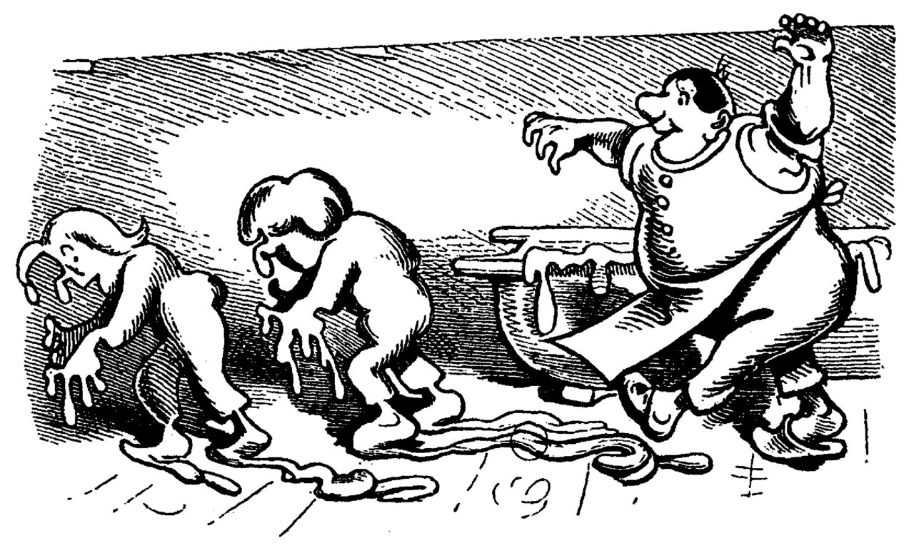 Max và Moritz, Trò nghịch thứ sáu: lò bánh, trang 10