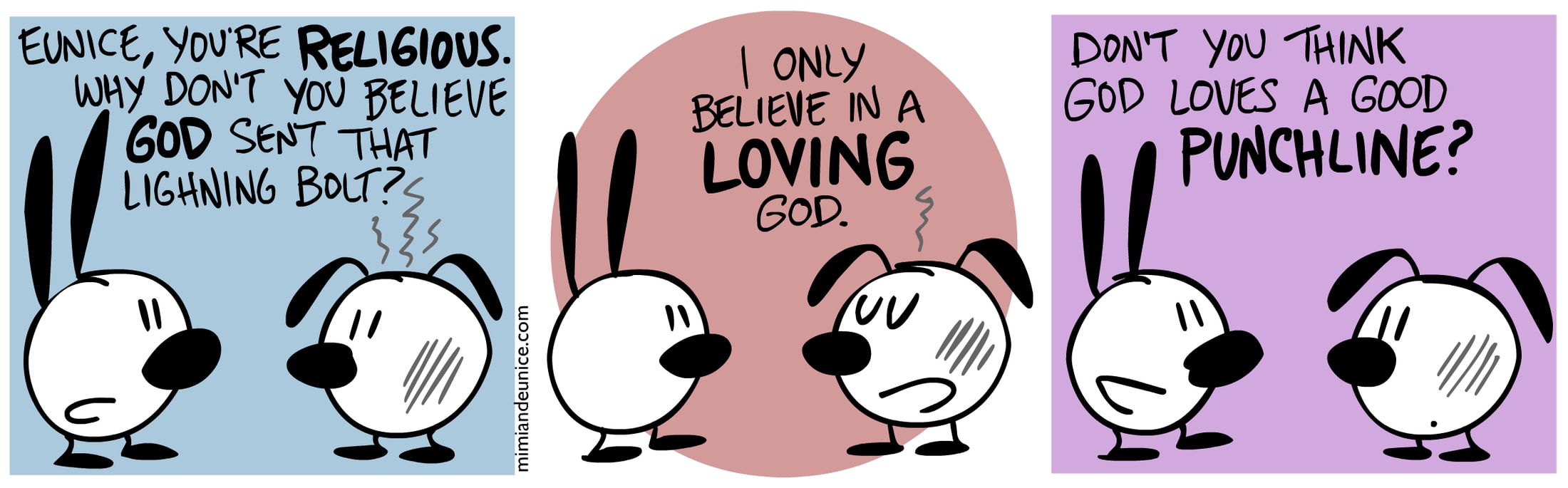 Mimi & Eunice — God Loves, trang 42/50, bản gốc tiếng Anh
