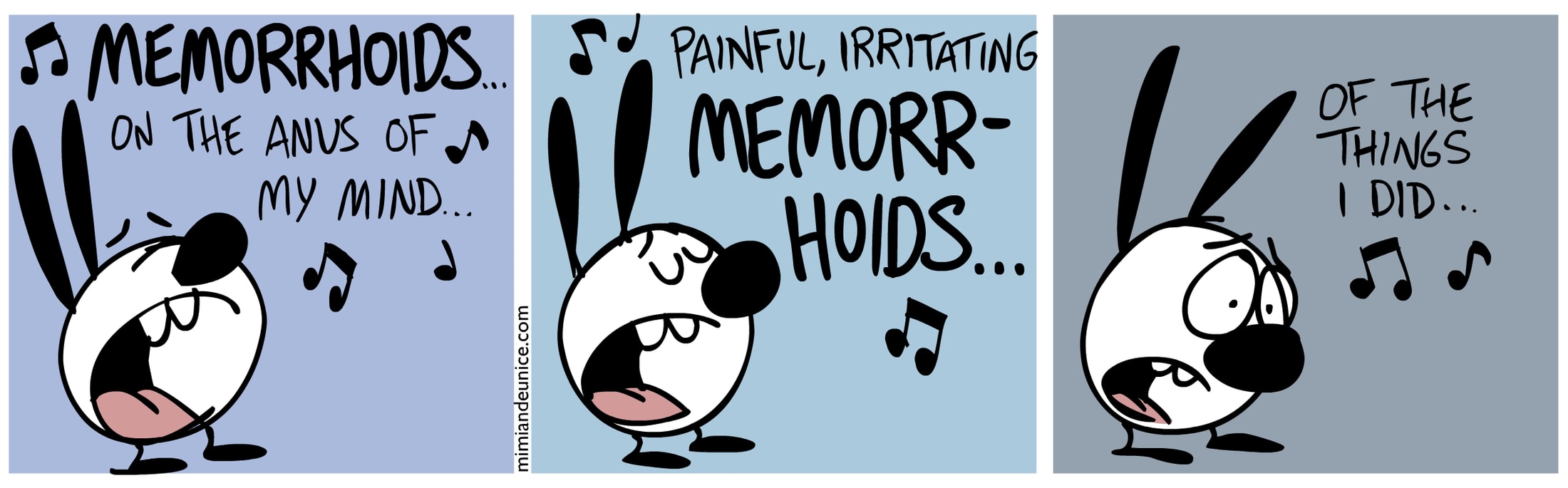 Mimi & Eunice — Memorrhoids the Musical, trang 22/50, bản gốc tiếng Anh