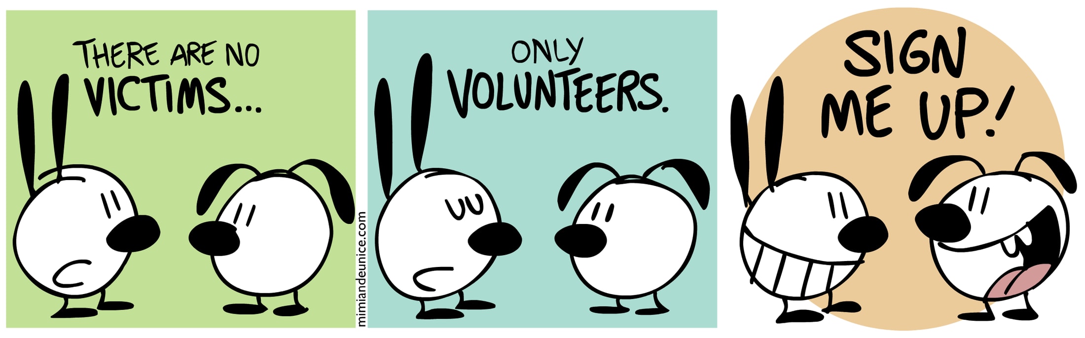 Mimi & Eunice — Volunteers, trang 26/50, bản gốc tiếng Anh